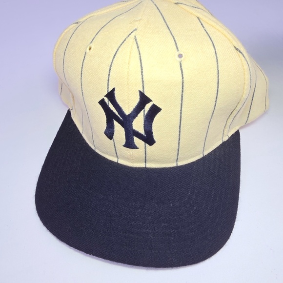 VINTAGE 90s Starter New York Yankees Pinstripe Snapback NWT - READ DESCRIPTION - Picture 2 of 14